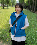 [unisex] Yao Summer Nylon Hood Zip-up Vest