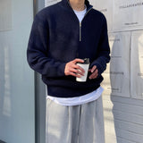 Blick Mix Half Zip Up Knit