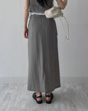 [Setup Available] Dove Strap Long Skirt