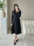 Knops Tailored Collar Flare One Piece