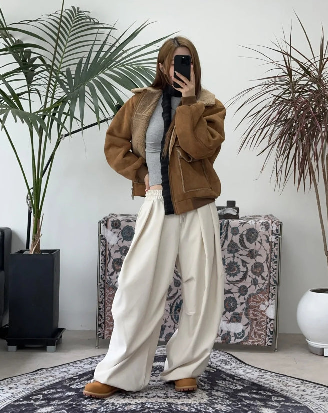 【SATIIIZ】Helis Pintuck Balloon Pants SATIIIZ (サティーズ) - ヘリスピンタックバルーンパンツ