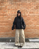 Rokel High-neck String Single-layer Short Field Jacket