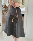 Viero flared midi skirt