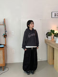 [Unisex] Tedens Curved Banding Cargo Wide Pants