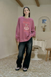 Bunny For Heart Raglan Pigment Sweatshirt