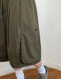 [unisex] Pobelly Banding Cargo Bermuda Pants