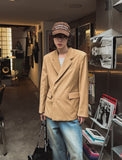 Laura hidden two button blazer