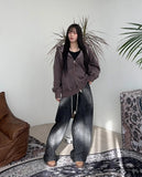 Rat Balloon Washing Denim Pants