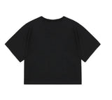Ribbon Ballerina Logo Cropped Short Sleeve Tee