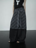 Ar knot check skirt