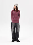 WASHED STRIPE KNIT