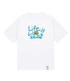 Big Drawing Letter Flower Short Sleeve Tee