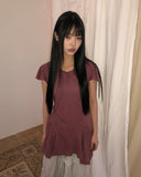 Erinit Short-Sleeve Layered One Piece