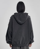 Raglan Lace Trimming Hoodie