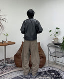 Kubi Wave Curved Cotton Pants