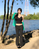 Roen Ribbed Lace With Cup Sleeveless