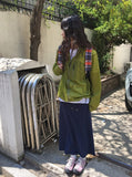 Oha Banding Color Long Skirt
