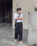 Malik wide cotton pants