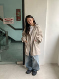 Delmap Washing Denim Balloon Wide Pants