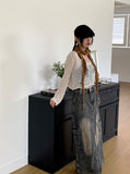 Balia Vintage Tie-Dye Wrinkle Rolling Scarf