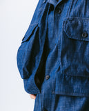 Ventilation Denim Half Shirt