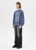 MULTI-LOGO PIGMENT SWEATSHIRT