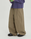 [BAONHAUS] Kinfu pigment banding wide balloon pants