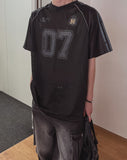 Zero Seven Mesh Track Over Fit Short Sleeve T-shirt