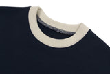 Cream Flower Dot Color Matching Sweatshirt