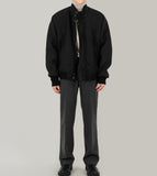 High-neck warmer jacket