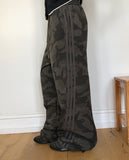 Muel Military Track Banding Strap Two-Way Pocket Wide-Fit Long Pants