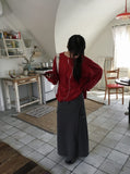 Huni Cargo Long Skirt