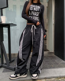 Turfy Unbalanced Track Nylon Training Pants