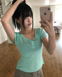 UL Ribbed Short Sleeve T-shirt