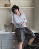 Verse Pintuck Bermuda Patch Work Pants