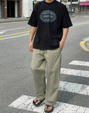 Bead Nylon String Wide Pants