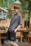Snake Flower Pigment Short Sleeve T-shirt