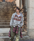 Paris Semi-Crop Hooded Zip-Up