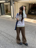 Filles Rivet Shibori Banding Bootcut Pants