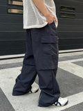 Under Zipper Nylon Cargo Pants