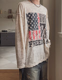 Frame Vintage Print Long Sleeve T-shirt
