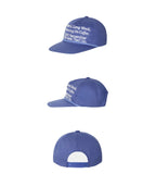 LETTERING ROPE BALL CAP