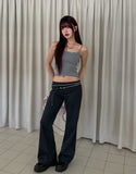 pinter striped low-rise pants