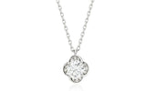 Essence Silver (W) Moissanite Primrose Necklace