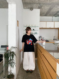Kak Summer Banding Wide Pants