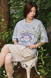 Peach Summer Pigment Short Sleeve Tee