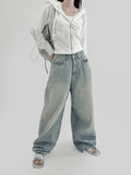 Mini Washing Wide Denim