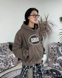 Oasis Dyeing Crop Hoodie