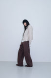 neck button rider jacket