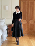Marzel Pearl Wool Brushed Flare Skirt